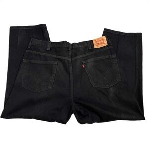 LEVIS 550 Jeans Black dark Wash 42x32